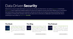 Desktop Screenshot of datadrivensecurity.info